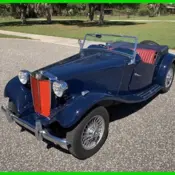 1952 Blue MG TD thumbnail