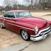 1952 Burgundy Oldsmobile Ninety-Eight thumbnail