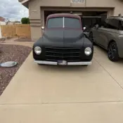 1952 Burgundy Studebaker Truck thumbnail