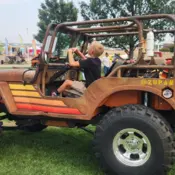 1952 Brown Willys CJ3A thumbnail