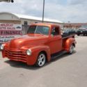 1953 Orange Chevrolet 3100 truck thumbnail