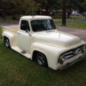 1955 Snowshoe white Ford F-100 thumbnail