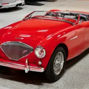 1955 Carmine Red Austin Healey 100 thumbnail