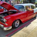 1955 Red Chevrolet Bel Air/150/210 thumbnail