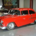 1955 Red Chevrolet Bel Air/150/210 thumbnail