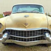 1955 WHITE TOP & YELLOW PRIMER BODY Cadillac 2 DOOR HARDTOP 62 SERIES thumbnail
