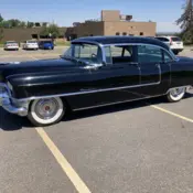 1955 Black Cadillac 62 Sedan thumbnail
