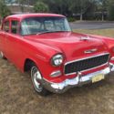 1955 Red Chevrolet Bel Air/150/210 thumbnail