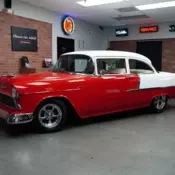 1955 Red Chevrolet 210 thumbnail