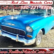 1955 Blue Chevrolet Bel Air/150/210 thumbnail