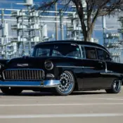 1955 Jet Black Chevrolet Bel Air/150/210 thumbnail