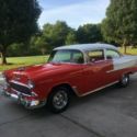 1955 Red & White Chevrolet Bel Air/150/210 thumbnail