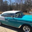 1955 Turquoise/White Chevrolet Bel Air/150/210 thumbnail