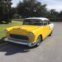 1955 YELLOW/WHITE Chevrolet Bel Air/150/210 thumbnail