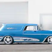 1955 Bright Aqua Metallic Chevrolet Nomad thumbnail