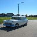 1955 White Chevrolet Bel Air/150/210 thumbnail