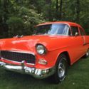 1955 Orange Chevrolet Bel Air/150/210 thumbnail