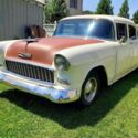 1955 White Chevrolet Bel Air/150/210 thumbnail