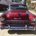 1955 Red Chevrolet Bel Air/150/210 thumbnail