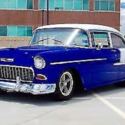 1955 Blue Chevrolet Bel Air/150/210 thumbnail