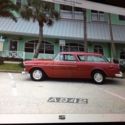 1955 Electic red Chevrolet Nomad thumbnail