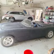 1955 Gray Chevrolet Corvette thumbnail