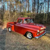 1955 Orange GMC 100 thumbnail