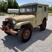 1955 Tan Jeep Series CJ thumbnail