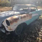 1955 White Oldsmobile Model 98 thumbnail
