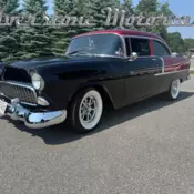 1955 Red Chevrolet Bel Air/150/210 thumbnail