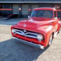 1955 Red Ford F-100 thumbnail