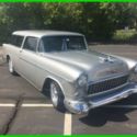 1955 Silver Chevrolet Nomad thumbnail