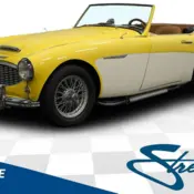 1956 Yellow Austin Healey 100-6 thumbnail