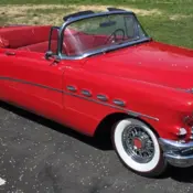 1956 Red Buick Roadmaster thumbnail