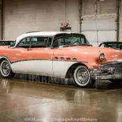 1956 Pink & White Buick Roadmaster thumbnail