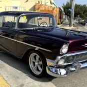 1956 Purple Chevrolet Bel Air/150/210 thumbnail