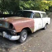 1956 Grey Chevrolet Bel Air thumbnail