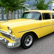 1956 Yellow Chevrolet Wagon thumbnail