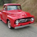 1956 Red Ford F-100 thumbnail