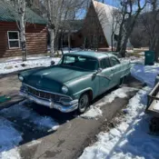 1956 Green Ford Crown Victoria thumbnail