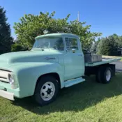 1956 Blue Ford F350 thumbnail