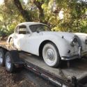 1956 White Jaguar XK thumbnail