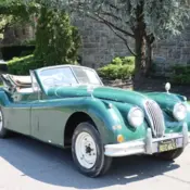 1956 Green Jaguar XK thumbnail