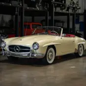 1956 White Mercedes-Benz SL-Class thumbnail
