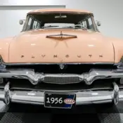 1956 Pink Plymouth Suburban Sport thumbnail