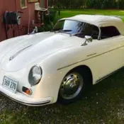 1956 White Porsche 356 thumbnail