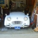 1956 White Triumph TR3 thumbnail