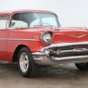 1957 Red Chevrolet Bel Air thumbnail