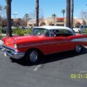 1957 White/Red Chevrolet Bel Air/150/210 thumbnail