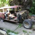 1957 Red Chevrolet Bel Air/150/210 thumbnail